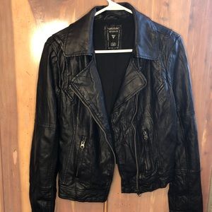 ★ Guess Faux Leather Moto Jacket